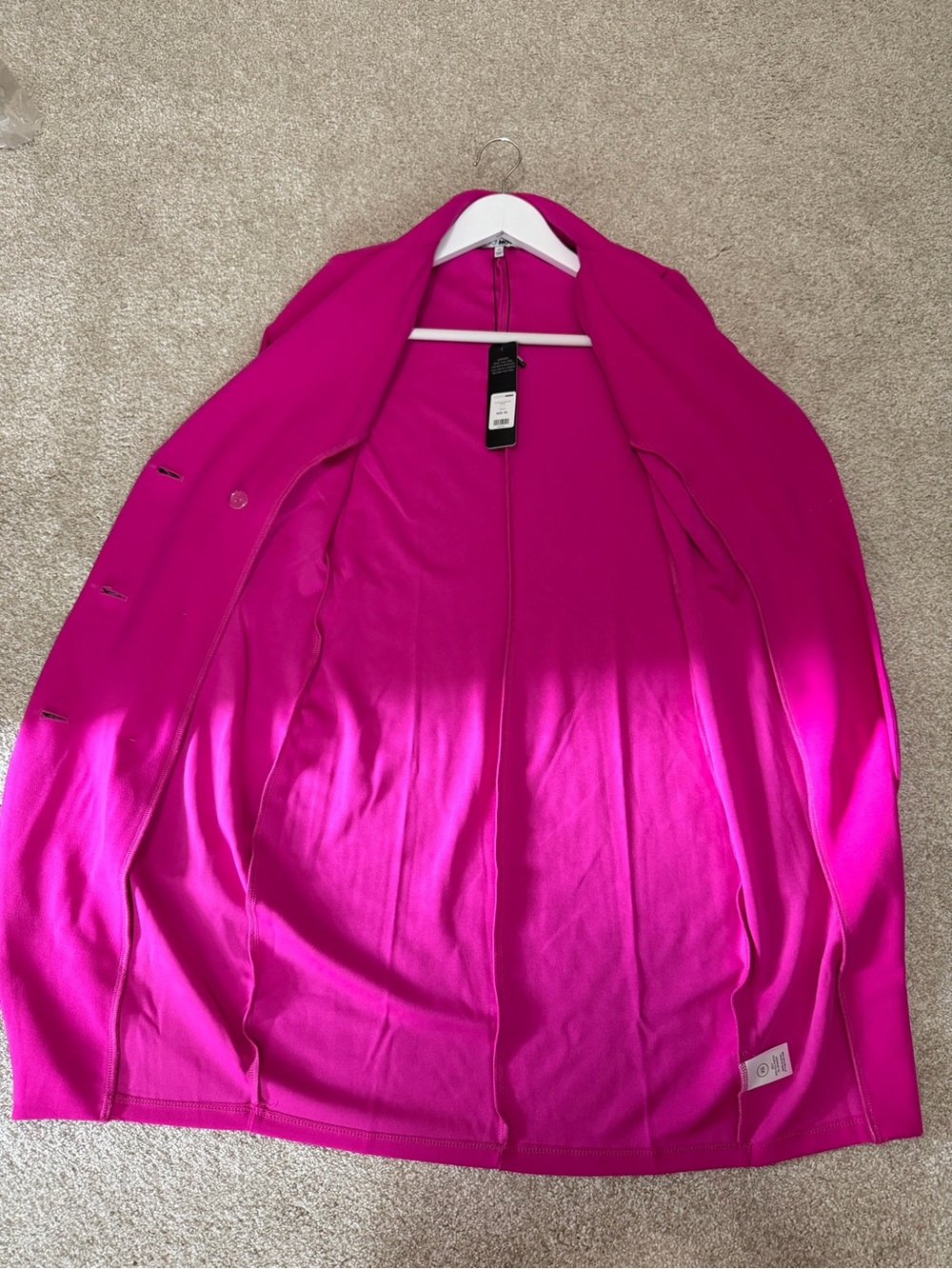 NWT Fashion Nova hot pink blazer mini dress - Picture 7 of 8
